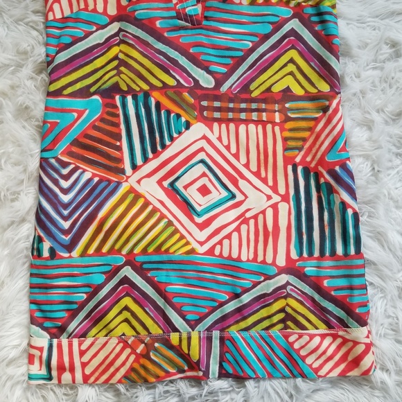 J Crew Collection Geo Brushstrike Sun Dress - Picture 7 of 8